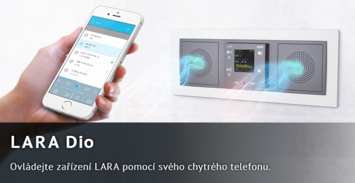 Ovládejte rádio ve vypínači aplikací LARA DIO photo